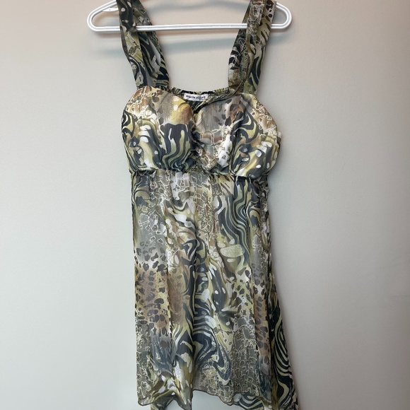 3/$30 Marie Claire Boutiques Green dress - Picture 2 of 4